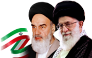 عکس رهبری و امام خمینی